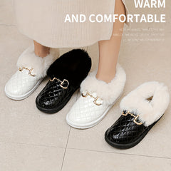 Women's Warm Snow Shoes Comfortable Coldproof Flat Shoes