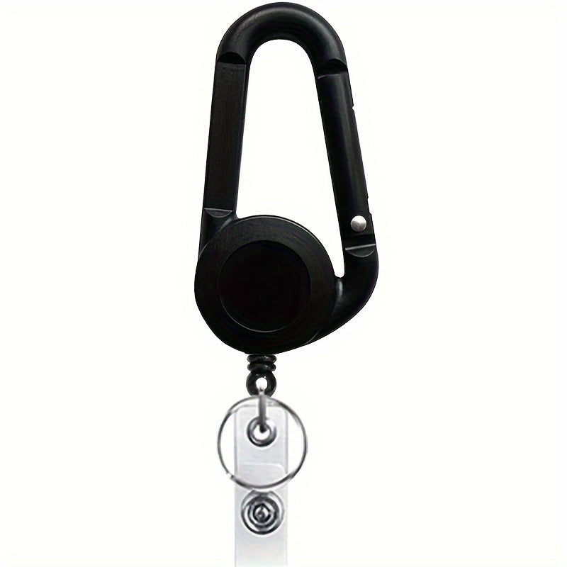 2pcs Telescopic Keychain Card Holder Key Chain Keyring