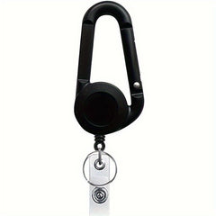 2pcs Telescopic Keychain Card Holder Key Chain Keyring