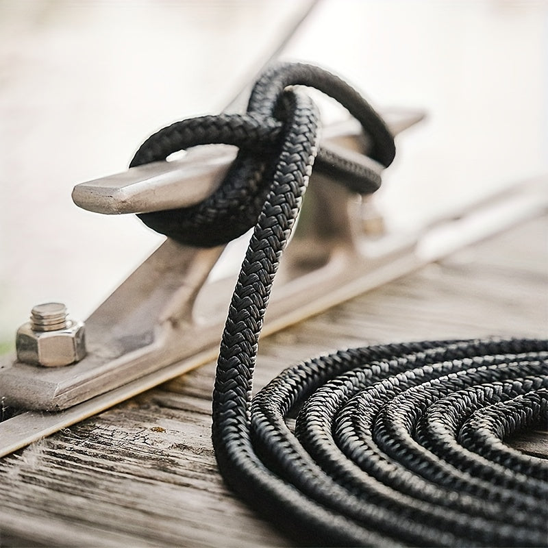 3/8 in x 46 ft Double Braided Nylon Dock Line Boat Rope Mooring Rope