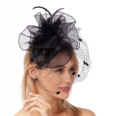 Ivory Bridal Feathers Fascinator