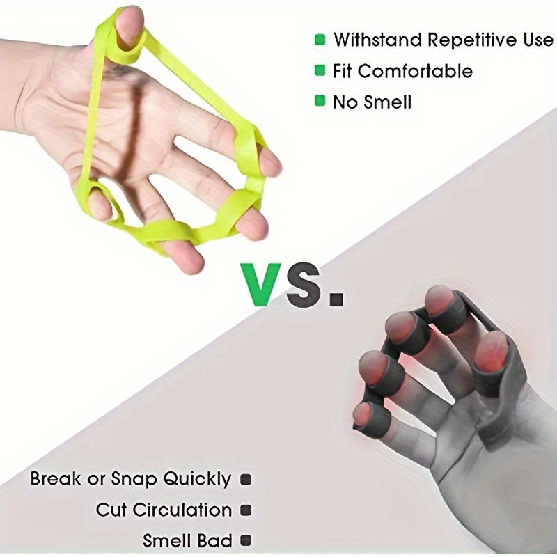 Hand Grip Ring & Finger Stretcher Set for Hand Strength Training