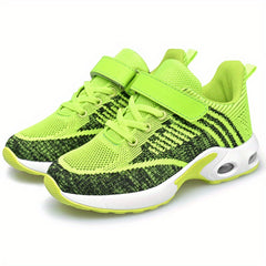 Kids Knit Sneakers Breathable Athletic Shoes Non Slip Outdoor Running