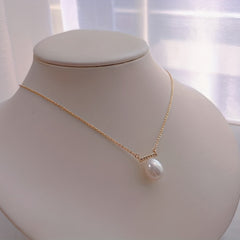 Freshwater Cultured Pearl Pendant Necklace for Girls