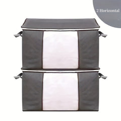 Folding Storage Box Non Woven Fabric Organizer for Clothes Blankets Books