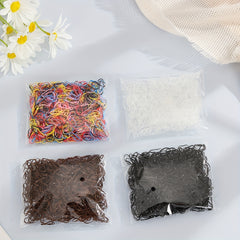 1000pcs Baby Girls Mini Elastic Hair Ties Set