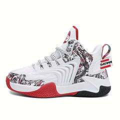 High Top Basketball Shoes for Boys, Non Slip Soft Sole Sneakers