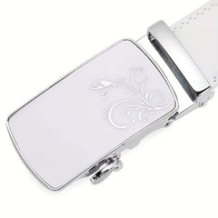 1pc Automatic Buckle Belt For Men