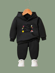 Happy Place Pattern Hoodie & Sweatpants Set