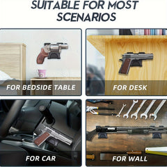 Concealed Magnet Mount with Safety Trigger Guard Protection