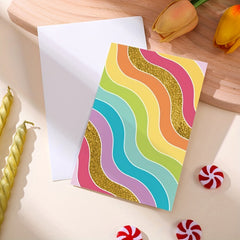 6 Birthday Greeting Card Set with Envelopes