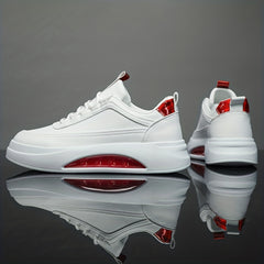 Men's Lace up Sneakers Athletic Shoes Air Cushion Shock Absorbing