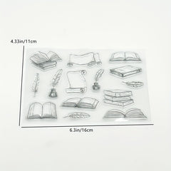DIY Scrapbook Decoration Silicone Transparent Stamps