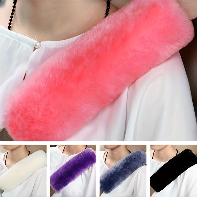 1pc Car Seat Belt Covers Warm Shoulder Pad Cushion Mat