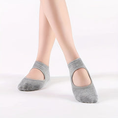 Professional Yoga Socks Backless Non-slip Sports Socks With Grips