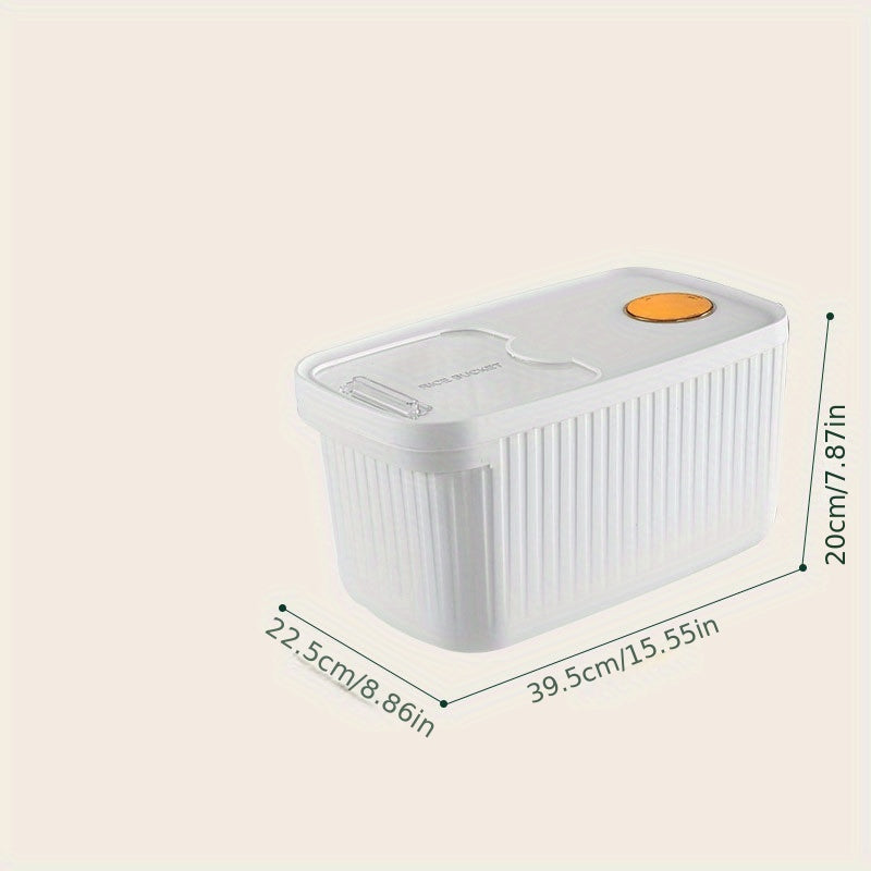 Airtight Rice Dispenser 1pc Clear Large Capacity Container