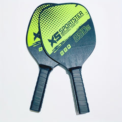 Wooden Pickleball Paddle Set 2 Rackets 4 Balls 1 Carrying Bag