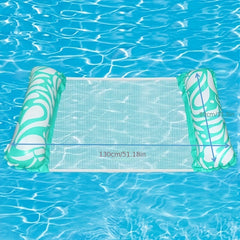 PVC Inflatable Floating Row Foldable Hammock Lounge Chair