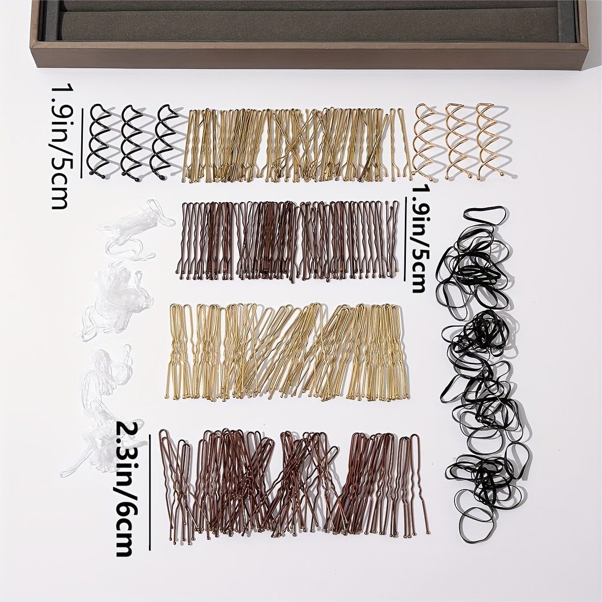 356pcs Hair Clips Hairpins Girls Decorative Hair Accessories