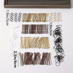 356pcs Hair Clips Hairpins Girls Decorative Hair Accessories