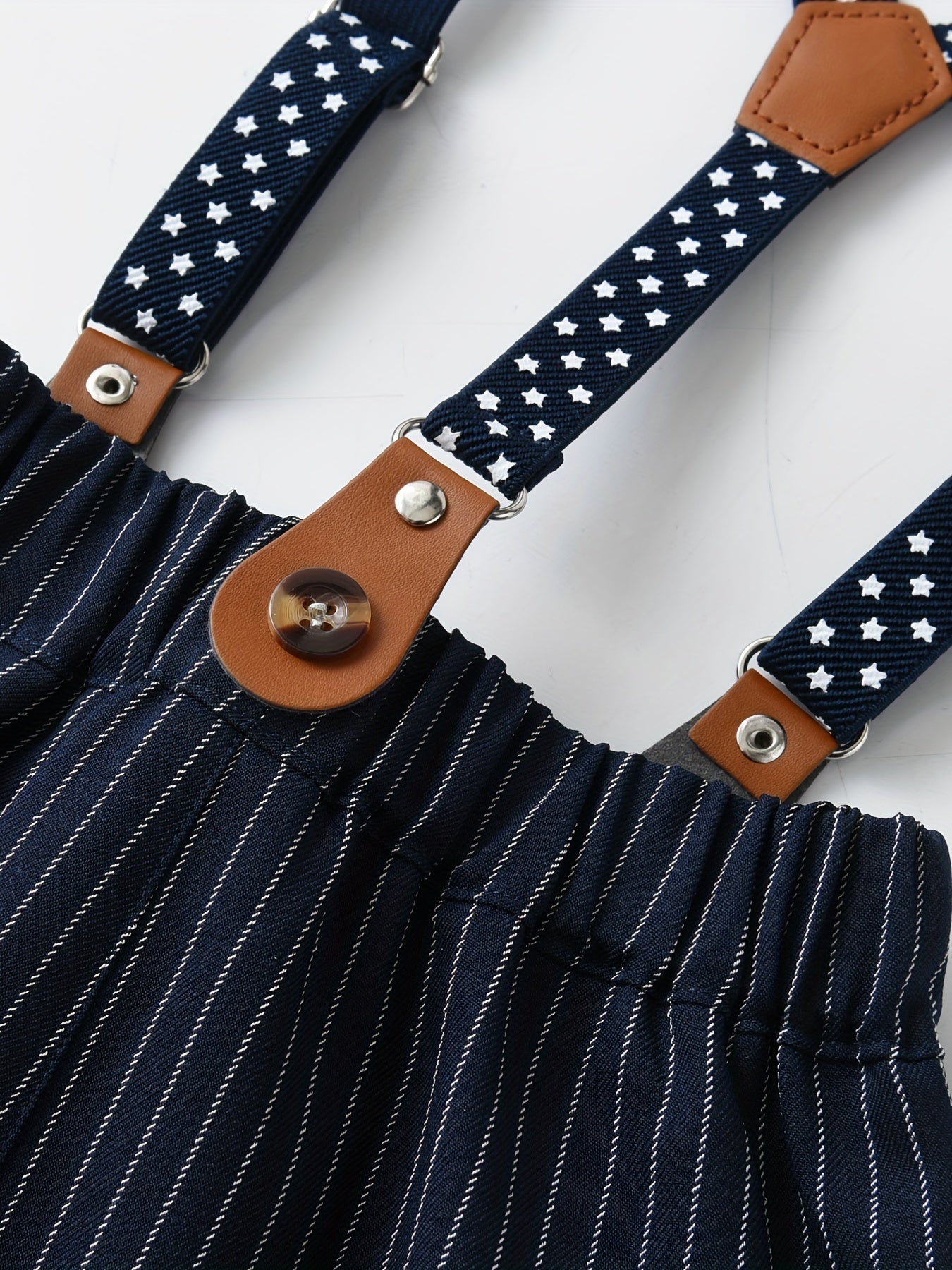 Baby Toddler Boy Formal Gentleman Suit Set Bowtie Pants Outfit
