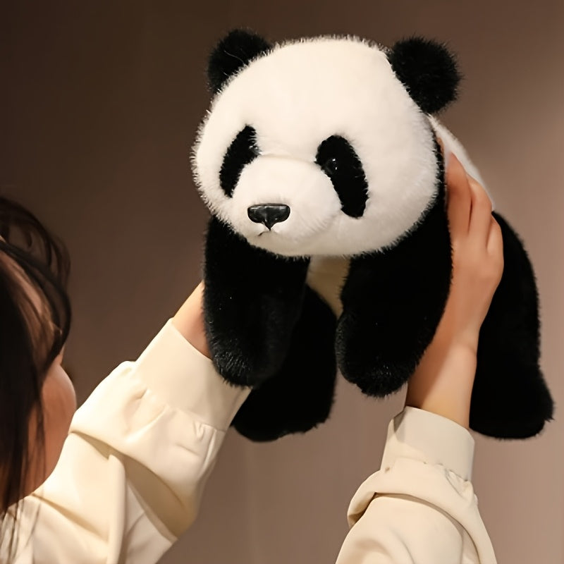 Furry Panda Plush Doll Toy Birthday Gift