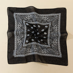 12pcs Paisley Print Scarf 50 04cm Small Square Neckerchief Hip hop Bandana