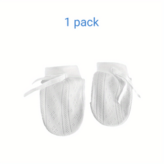 Baby No Scratch Mittens Stay On Adjustable Infant Gloves For Boys Girls