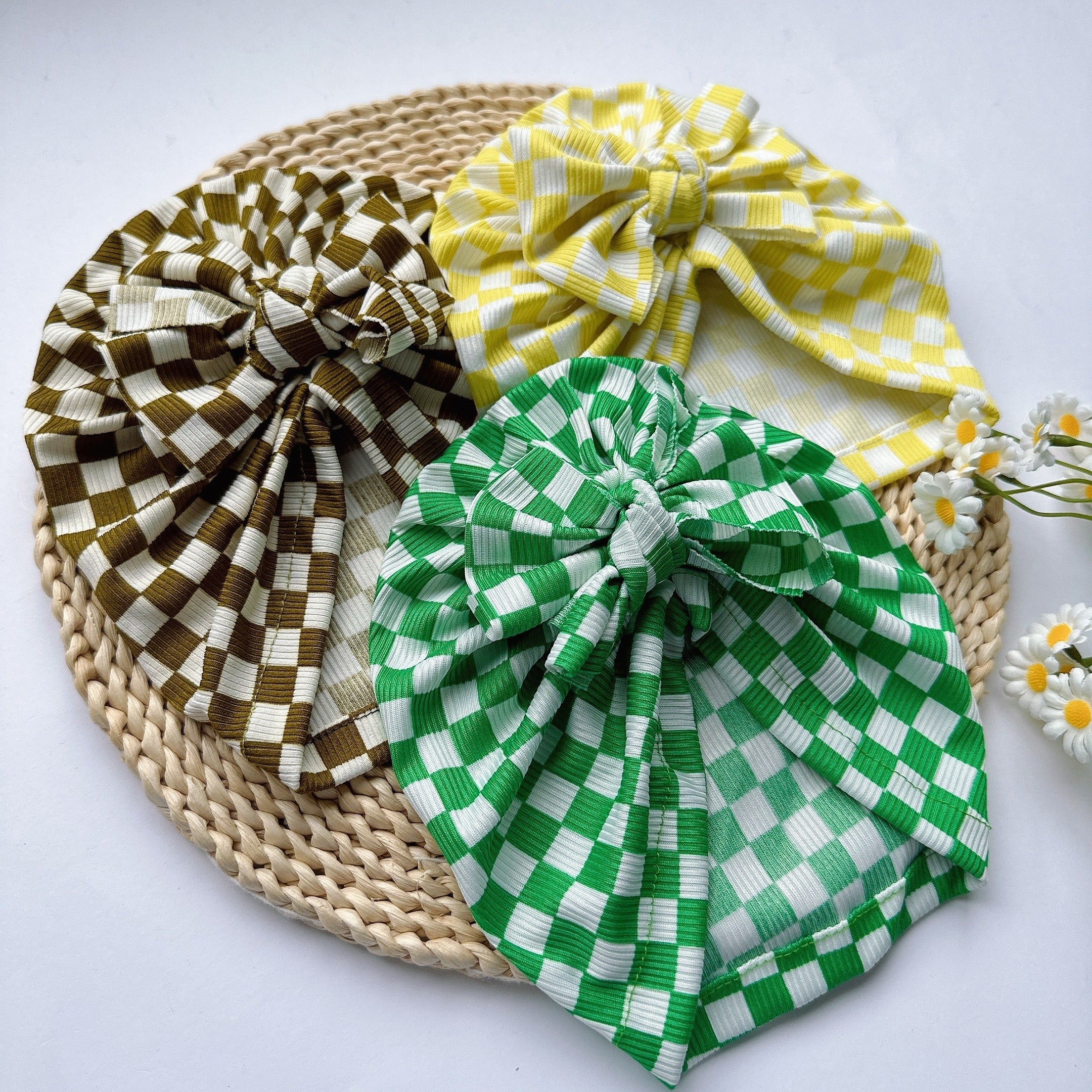 Breathable Checkerboard Hat for Baby Kids