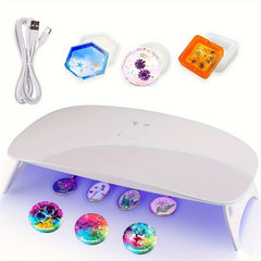 54W UV Resin Light Lamp Wireless & Foldable 3 in 1 Uses Jewelry DIY Craft Decor