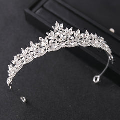 Rhinestone Wedding Tiara for Bride & Flower Girls Princess Tiara Headband