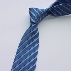 1200 Needles Classic Stripe High Neck Tie for Men Size 3 15Inch