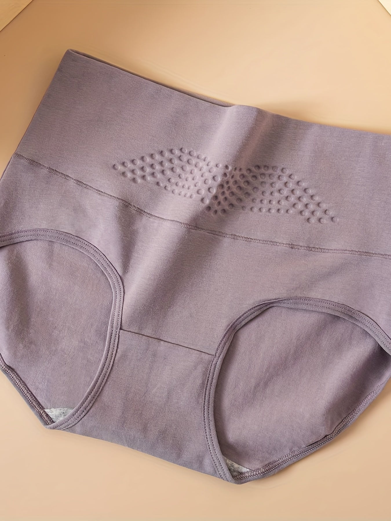 4 Pcs High Waist Briefs Tummy Control Stretchy Panties