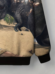 Dinosaur Jungle 3D Print Boys Sweatshirt Long Sleeve Pullover Top