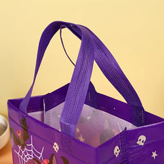 4pcs Halloween Gift Bag Set Non-woven Trick Or Treat Candy Tote Bag