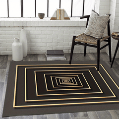 Modern Square Pattern Area Carpet Room Decor Home Decor