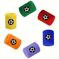 Kids Sweat Absorbent Sports Wristband for Football Basketball Running