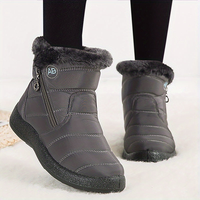 Women's Platform Snow Boots Warm Velvet Winter Comfy Boots