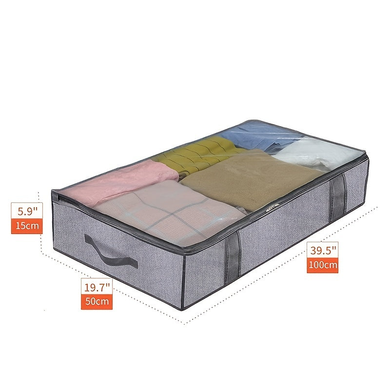 Under Bed Organizer for Blankets, Clothes & Quilts