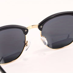 Men's Square Frame Polarized Sunglasses UV Protection