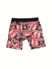 Men's Breathable Dollar Print Boxer Shorts