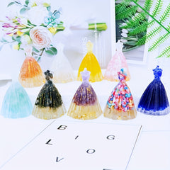 Wedding Dress Resin Crystal Gravel Drop Glue Ornaments Gift