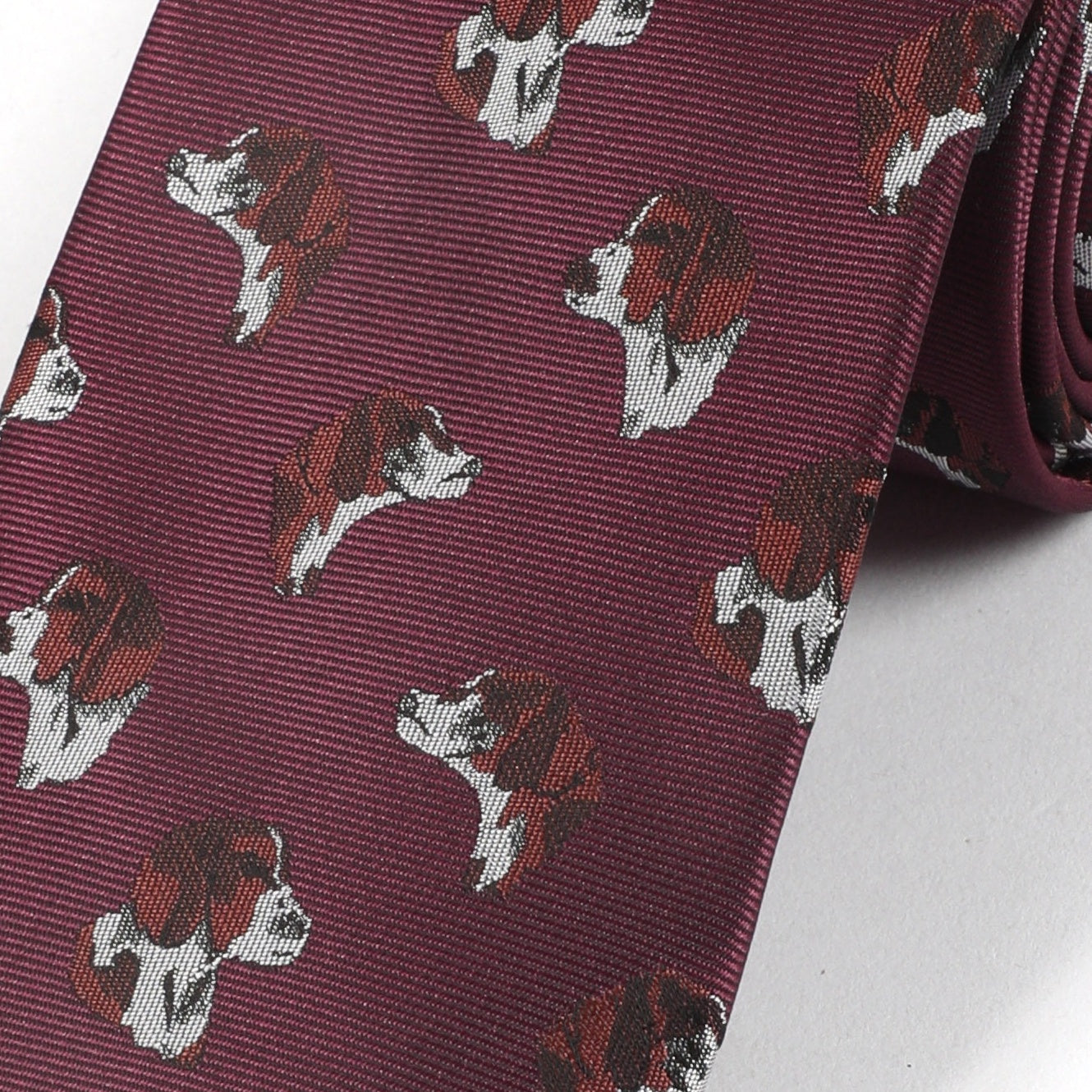 Men's Dog Head Pattern Funny Party Tie
