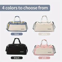 Large Capacity Fitness Tote Bag Waterproof Wet And Dry Separation Travel Bag