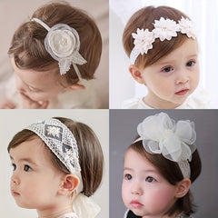 Flower Lace Headband for Baby Girls