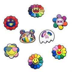 Cartoon Shoe Charms PVC Shoe Decoration for DIY Clog Sandals Bracelets