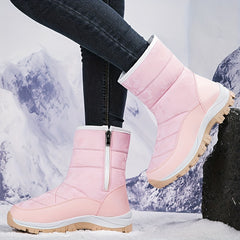 Women's Non-slip Thickened Snow Boots Warm Wear-Resistant Shoes