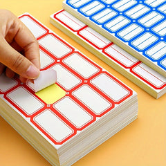 480 Oral & 320 Classification Self-Adhesive Stickers - Handwritten Name Labels