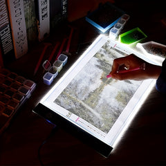 A4 Digital Graphics Tablet LED Light Box Pad