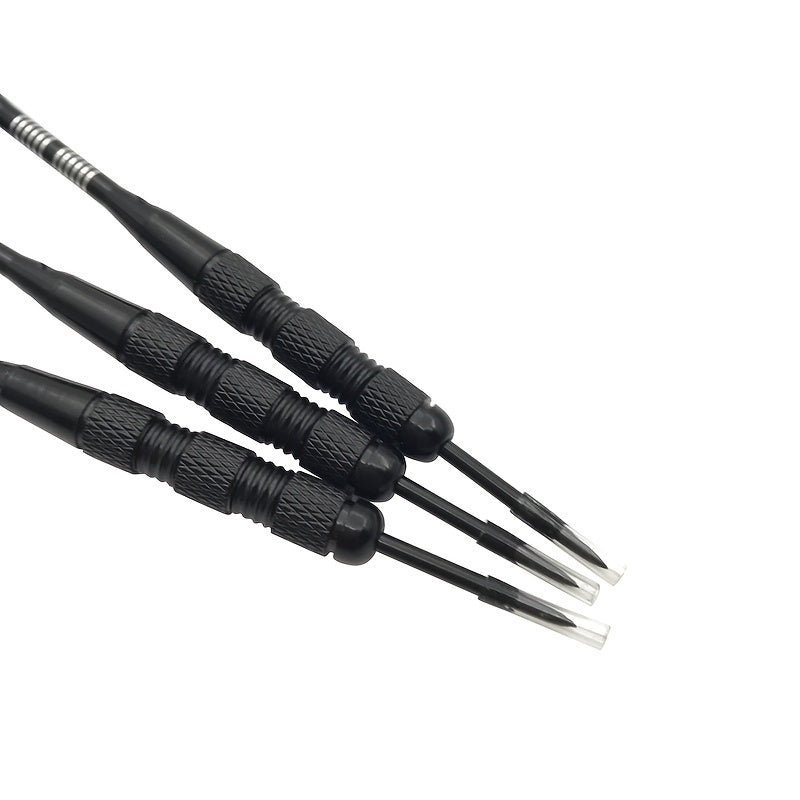 3pcs Steel Darts w/ Aluminum Shafts for Indoor Sports